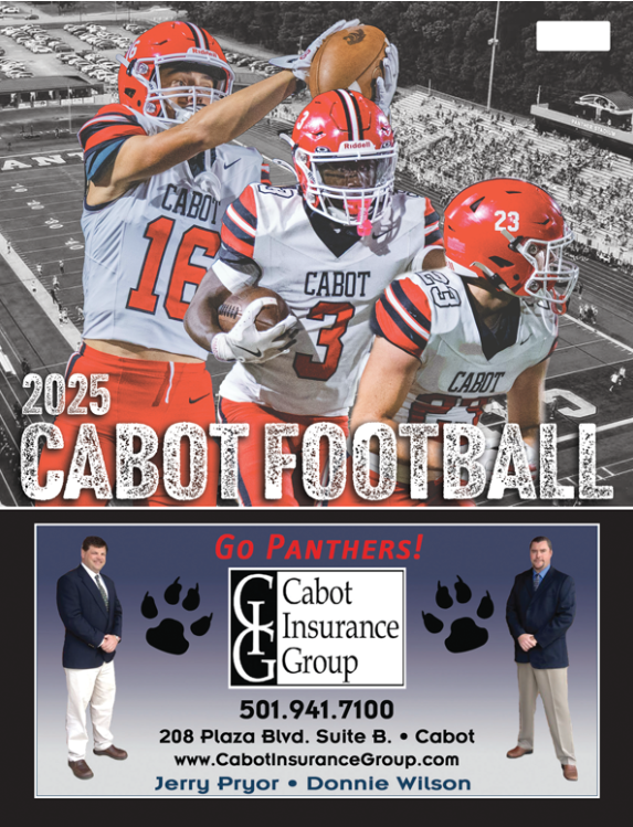 2025 Cabot Football Program